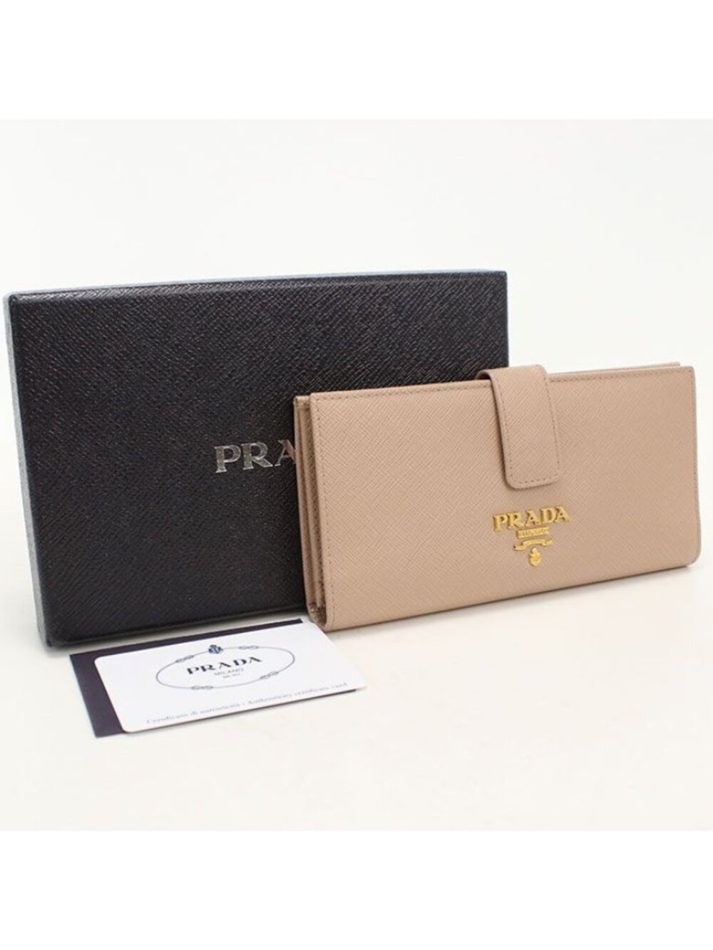 Prada Saffiano Leather Wallet Bifold